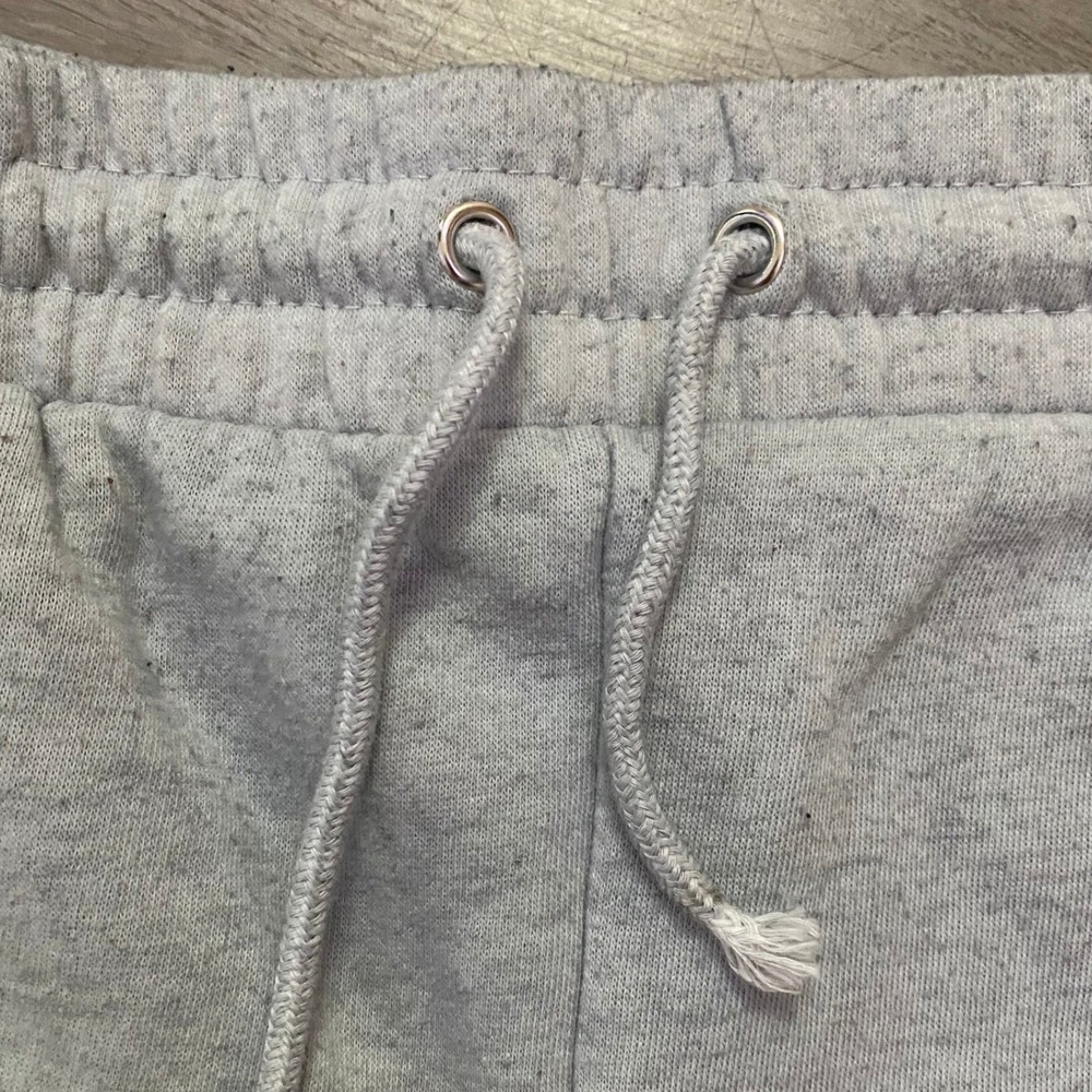 Faded Rose Essentials Miami Sweat Shorts Womens XL Gray Fleece Drawstring Sporty - Picture 3 of 6